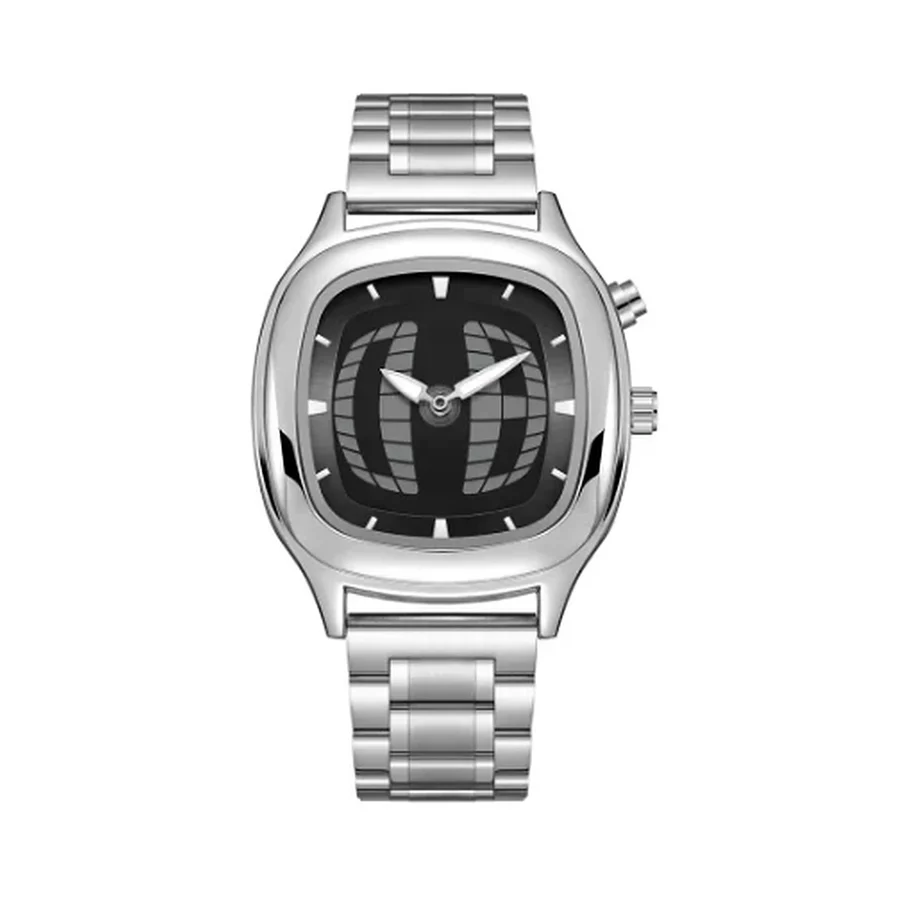 Reloj Y2K Cuadrado Negro de Overtime Y2K